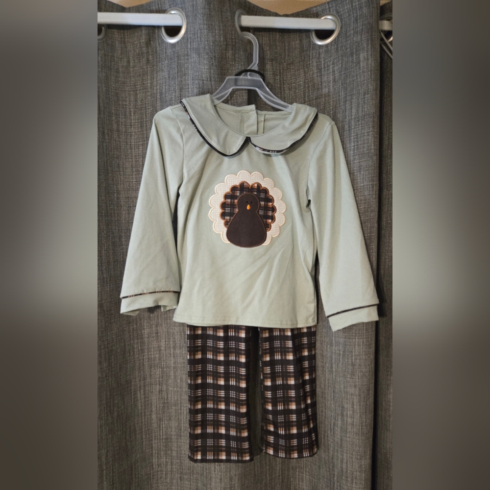 Turkey Smocked Outfit